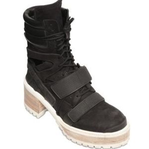 Hood by Air x Forfex Men's Altitude Heeled Boots Nubuck
